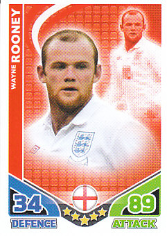 Wayne Rooney England 2010 World Cup Match Attax #79